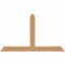 Ekena Millwork Portland Timber Gable Bracket, Western Red Cedar, 72"W x 42"H x 1 1/2"D x 5 1/2"F, 14/12 Pitch GBW072X42X0206POR00SWR - alternate 1
